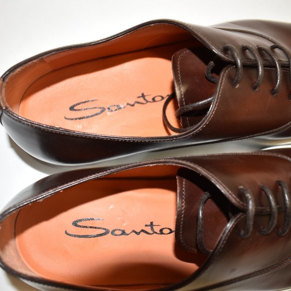 Santoni Durbin Derby Sneaker Brown Size 10 D DD381 main image 9